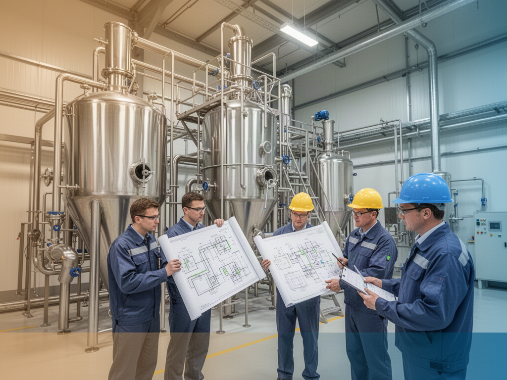 Powder plant engineering and commissioning